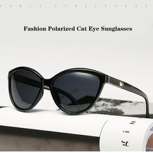 Load image into Gallery viewer, HD Polarized Women Sunglasses Ladies Vintage Brand Design Cat Eye Woman Female Black Sun Glasses oculos Eyewear