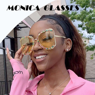 Half Frame Brand Designer Glasses Women Square Pearl Sunglasses for Female Rhinestone Oversized Eyewear Ladies INS очки