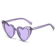 Load image into Gallery viewer, Heart Glasses Effect Women Heart Lenses Sunglasses For Women Driving Sunglass Female Pink Sun Glasses UV400 Black Eyewear