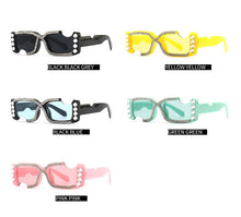 Load image into Gallery viewer, Irregular Square Sunglasses Rhinestone Recetangle Small Wear Glasses óculos de sol feminino очки Sunglasses