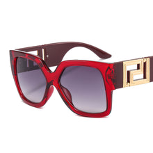 Load image into Gallery viewer, Leopard Print Sunglasses For Women 2023 Trendy Black Square Sun Glasses Brand UV40 Shades Sunglasses