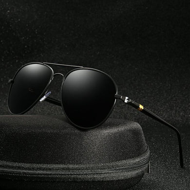 Men's Polarized Sunglasses Driving Sun Glasses For Men Women Brand Designer Male Vintage Black Pilot Sunglasses UV400
