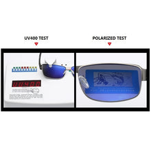 Load image into Gallery viewer, Men's Polarized Sunglasses Men Driving Fishing Designer Sun Glasses For Man Metal Vintage Goggles Shades Anti-glare UV400