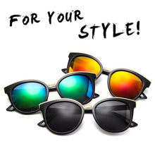 Load image into Gallery viewer, Mercury Cat Eye Lens Retro Sunglasses Unisex Sun Glasses For Men Women Classic Quality Toad Mirror Sunglasses