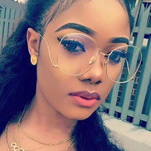 Load image into Gallery viewer, Metal Glasses Frame Women Vintage Round Clear Glass Men Optical Eyeglasses Frames oculos de grau feminino fake glasses