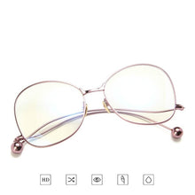 Load image into Gallery viewer, Metal Glasses Frame Women Vintage Round Clear Glass Men Optical Eyeglasses Frames oculos de grau feminino fake glasses