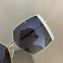 Load image into Gallery viewer, Oversized Square Sunglasses Men Women Vintage Metal Driving Sun Glasses Ladies Classic Polygon Eyewear Shades Gradient