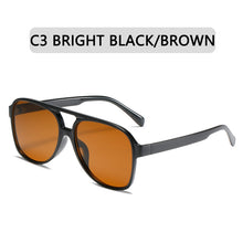 Carica l'immagine nel visualizzatore di Gallery, Occhiali da sole oversize Occhiali da vista classici sfumati da donna Occhiali da pilota color caramello Occhiali da donna UV400 Oculos de sol