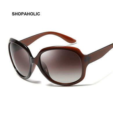 Polarized Oversized Sunglasses Women Vintage Round Gradient Shades Ladies Brand Designer Sun Glasses Female