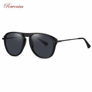 Polarized  Sunglasses For Men 2023 Pilot Transparent Gray Sun Glasses TR90 Frame Driving Goggle Lunete Soleil Homme