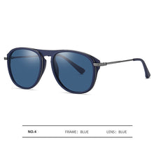 Load image into Gallery viewer, Polarized  Sunglasses For Men 2023 Pilot Transparent Gray Sun Glasses TR90 Frame Driving Goggle Lunete Soleil Homme