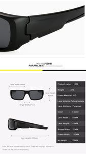 Occhiali da sole polarizzati Uomo Donna Designer di marca Retro Driving Shades Occhiali da sole maschili per uomo Occhiali da sole quadrati Specchio Oculos 
