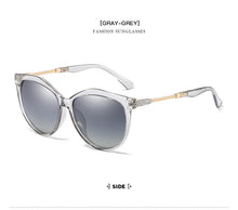 Carica l'immagine nel visualizzatore di Gallery, Polarized Sunglasses Women 2023 Metal temples sunglasses women 2023 Gradient Lens Sun Glasses Women   Brand