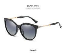 Carica l'immagine nel visualizzatore di Gallery, Polarized Sunglasses Women 2023 Metal temples sunglasses women 2023 Gradient Lens Sun Glasses Women   Brand