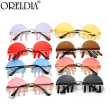 Load image into Gallery viewer, Punk Rimless Gradient Sunglasses Women Men Small Frame Rimless Sun Glasses Female Chic Vintage Eyewear UV400