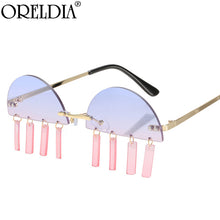 Load image into Gallery viewer, Punk Rimless Gradient Sunglasses Women Men Small Frame Rimless Sun Glasses Female Chic Vintage Eyewear UV400