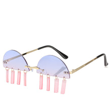 Load image into Gallery viewer, Punk Rimless Gradient Sunglasses Women Men Small Frame Rimless Sun Glasses Female Chic Vintage Eyewear UV400