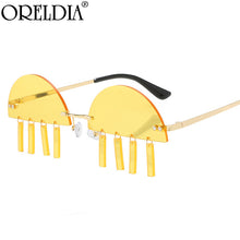 Load image into Gallery viewer, Punk Rimless Gradient Sunglasses Women Men Small Frame Rimless Sun Glasses Female Chic Vintage Eyewear UV400