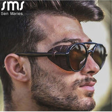 Load image into Gallery viewer, Punk Sunglasses Men Vintage Glasses for Men Women  Brand Sunglasses Men Punk Retro Lunette Soleil Homme