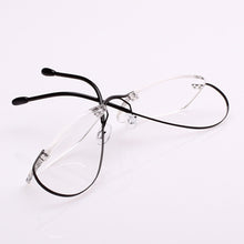Load image into Gallery viewer, Pure Titanium 52mmGun Gray Gunmetal Silver Gold Golden Rimless Flexible Eyeglass Frame Optical Eyewear Spectacles RX-able