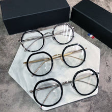 Load image into Gallery viewer, Pure Titanium Big Round Frame Retro Eyeglasses Men Women Optical Prescription Myopia Reading Eyewear Glasses Frame 911