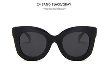 Carica l'immagine nel visualizzatore di Gallery, Occhiali da sole rettangolari da donna designer di marca retrò occhiali da sole cat eye Occhiali da sole UV400 oculos 