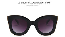 Carica l'immagine nel visualizzatore di Gallery, Occhiali da sole rettangolari da donna designer di marca retrò occhiali da sole cat eye Occhiali da sole UV400 oculos 