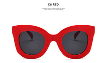 Carica l'immagine nel visualizzatore di Gallery, Occhiali da sole rettangolari da donna designer di marca retrò occhiali da sole cat eye Occhiali da sole UV400 oculos 