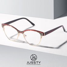 Load image into Gallery viewer, Luxury Retro Cat Eye Optical Glasses Frame Women Carved Design Acetate Myopia Eyeglasses Frame Ladies Prescription Spectacles