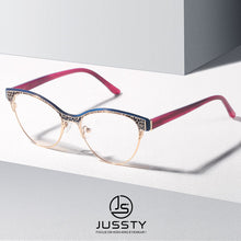 Load image into Gallery viewer, Luxury Retro Cat Eye Optical Glasses Frame Women Carved Design Acetate Myopia Eyeglasses Frame Ladies Prescription Spectacles