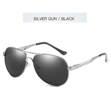 Load image into Gallery viewer, Retro Pilot Men Sunglasses With Poalrized Protective Lenses Summer Winter Blue Mirror Sun Glasses Female 355