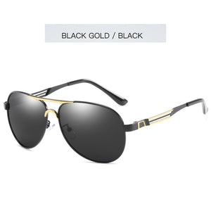 Retro Pilot Men Sunglasses With Poalrized Protective Lenses Summer Winter Blue Mirror Sun Glasses Female 355