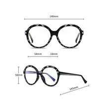 Load image into Gallery viewer, Round Glasses Women Vintage Clear Lens Anti Blue Light Computer Glasses Frame Blocking Blue-ray Eyeglasses Optical Frame