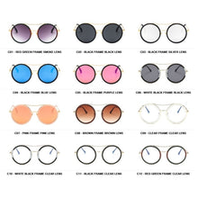Load image into Gallery viewer, Round Two Tone Sunglasses For Ladies Sexy Classy Sun Glasses Stylish Designer Brand Eyewear