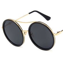 Load image into Gallery viewer, Round Two Tone Sunglasses For Ladies Sexy Classy Sun Glasses Stylish Designer Brand Eyewear