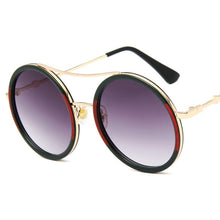 Load image into Gallery viewer, Round Two Tone Sunglasses For Ladies Sexy Classy Sun Glasses Stylish Designer Brand Eyewear