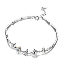 Load image into Gallery viewer, Luxury Silver Bracelet 925 Sterling Silver Original 2 Styles Chain Bracelet For Women 3A Zircon Authentic Fine Jewelry Gift