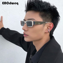 Load image into Gallery viewer, Small Rectangle Punk Sunglasses Women Shades UV400 Retro Square Outdoors Men Sun Glasses Metal Eyewear Oculos De Sol