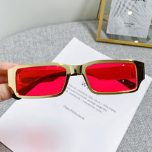 Load image into Gallery viewer, Small Rectangle Punk Sunglasses Women Shades UV400 Retro Square Outdoors Men Sun Glasses Metal Eyewear Oculos De Sol