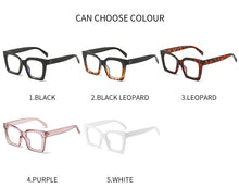 Load image into Gallery viewer, Square Brand Computer Prescription Glasses 2023 Rectangle White Eyeglasses Women Mens Anti Blue Light Glasses