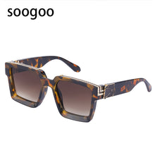 Load image into Gallery viewer, Square Sunglasses Men Millionaire Diamond Large Frame Sun Glasses Women Vintage Brand Designer Eyeglasses UV 400