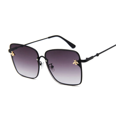 Square Sunglasses Women Brand Designer Oversized Sun Glasses Male Female Retro Black Gradient Oculos De Sol