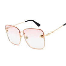 Load image into Gallery viewer, Square Sunglasses Women Brand Designer Oversized Sun Glasses Male Female Retro Black Gradient Oculos De Sol