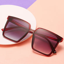 Load image into Gallery viewer, Square Sunglasses Women Brand Designer Oversized Sun Glasses Male Female Retro Black Gradient Oculos De Sol