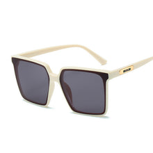 Load image into Gallery viewer, Square Sunglasses Women Brand Designer Oversized Sun Glasses Male Female Retro Black Gradient Oculos De Sol