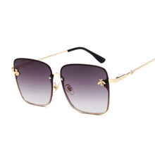 Load image into Gallery viewer, Square Sunglasses Women Brand Designer Oversized Sun Glasses Male Female Retro Black Gradient Oculos De Sol