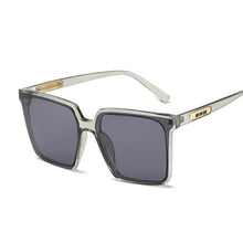 Load image into Gallery viewer, Square Sunglasses Women Brand Designer Oversized Sun Glasses Male Female Retro Black Gradient Oculos De Sol