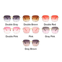 Load image into Gallery viewer, Square Sunglasses Women Brand Designer Retro Alloy Frame Big Sun Glasses Vintage Gradient Male Oculos Feminino