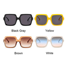 Load image into Gallery viewer, Square Sunglasses Women Brand Designer Retro Plastic Frame Big Sun Glasses Female Vintage Gradient Male Oculos Feminino