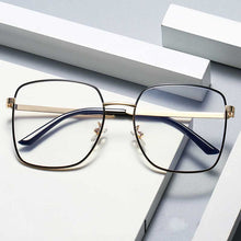 Load image into Gallery viewer, Square Sunglasses Women Brand Designer Vintage Alloy Frame Mint Anti-blue Light Eye Wear Optical Lens lunette de soleil